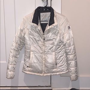 White puffy jacket